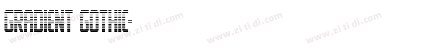 GRADIENT GOTHIC字体转换